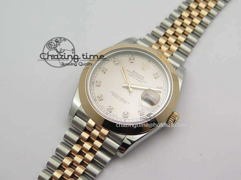 DateJust II 41mm SS RG BP Maker Best Edition Champagne Diam Dial On New Version Jubilee Bracelet A2813
