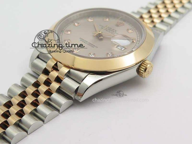 DateJust II 41mm SS RG BP Maker Best Edition Champagne Diam Dial On New Version Jubilee Bracelet A2813
