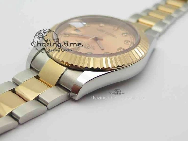 DateJust II 41mm SS RG BP Maker Best Edition RG Diam Dial On SS RG Bracelet SA3136