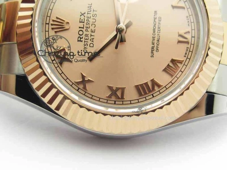 DateJust II 41mm SS RG BP Maker Best Edition RG Roman Dial On SS RG Bracelet SA3136