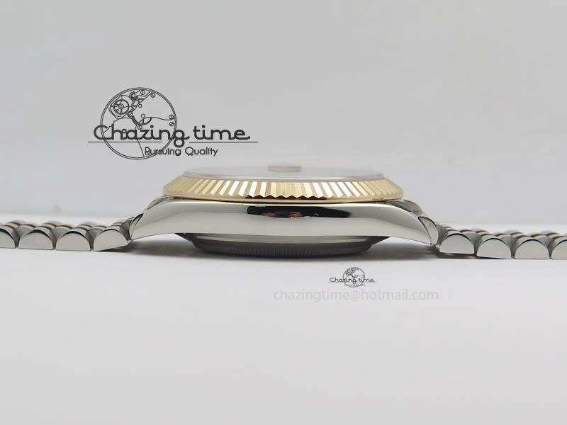 DateJust II 41mm SS RG BP Maker Best Edition Silver Gray Dial On New Version Jubilee Bracelet A2813