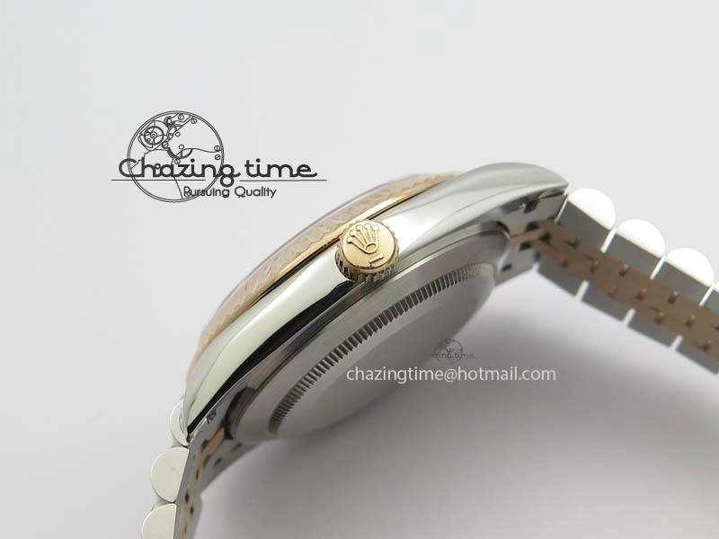 DateJust II 41mm SS RG BP Maker Best Edition Silver Gray Dial On New Version Jubilee Bracelet A2813