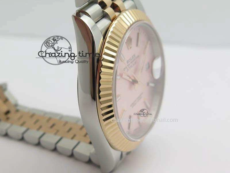 DateJust II 41mm SS RG BP Maker Best Edition Silver Gray Dial On New Version Jubilee Bracelet A2813