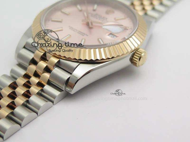 DateJust II 41mm SS RG BP Maker Best Edition Silver Gray Dial On New Version Jubilee Bracelet A2813
