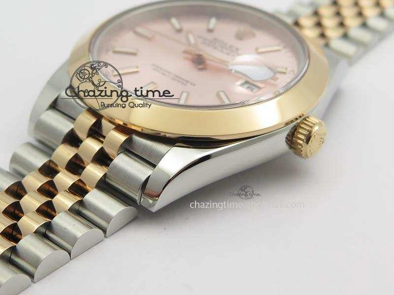 DateJust II 41mm SS RG BP Maker Best Edition Silver Gray Sticks Dial On New Version Jubilee Bracelet A2813