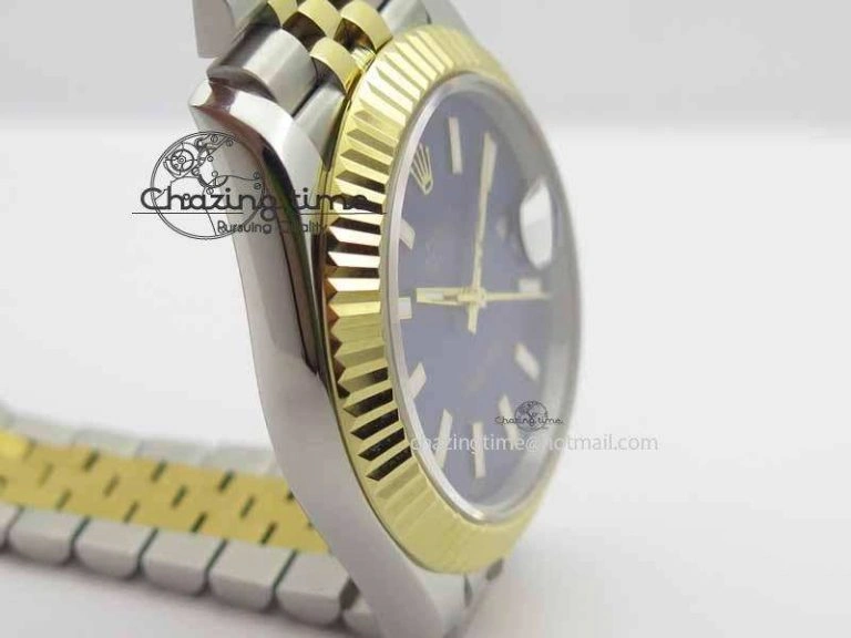 DateJust II 41mm SS YG BP Maker Best Edition Blue Dial On Jubilee Bracelet A2813