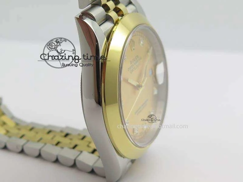 DateJust II 41mm SS YG BP Maker Best Edition Gold Diam Dial On New Version Jubilee Bracelet A2813