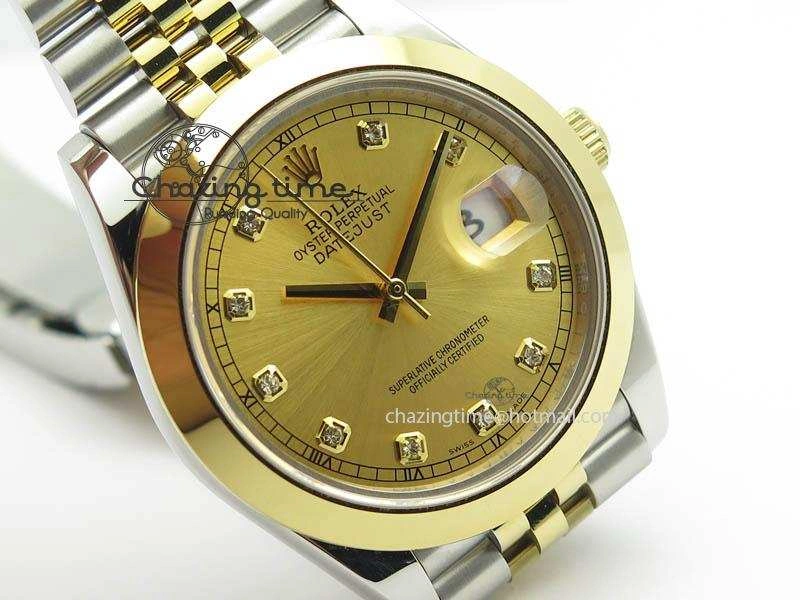 DateJust II 41mm SS YG BP Maker Best Edition Gold Diam Dial On New Version Jubilee Bracelet A2813