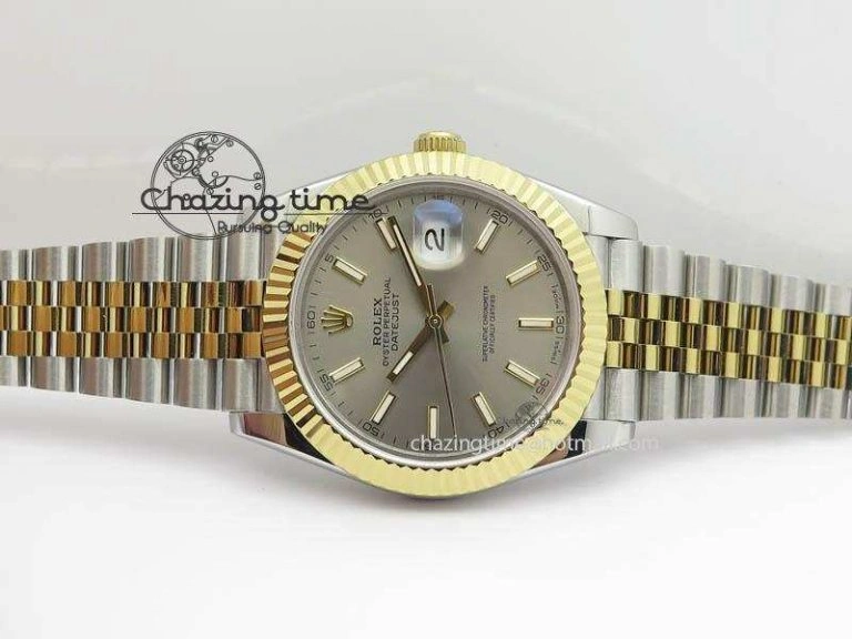 DateJust II 41mm SS YG BP Maker Best Edition Gray Dial On New Version Jubilee Bracelet A2813