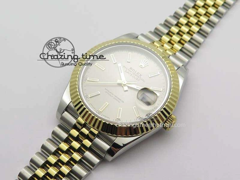 DateJust II 41mm SS YG BP Maker Best Edition Gray Dial On New Version Jubilee Bracelet A2813