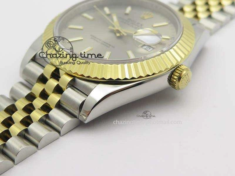DateJust II 41mm SS YG BP Maker Best Edition Gray Dial On New Version Jubilee Bracelet A2813