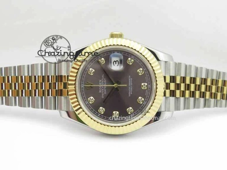 DateJust II 41mm SS YG BP Maker Best Edition Gray Diam Dial On Jubilee Bracelet A2813