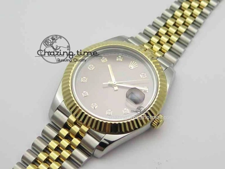 DateJust II 41mm SS YG BP Maker Best Edition Gray Diam Dial On Jubilee Bracelet A2813