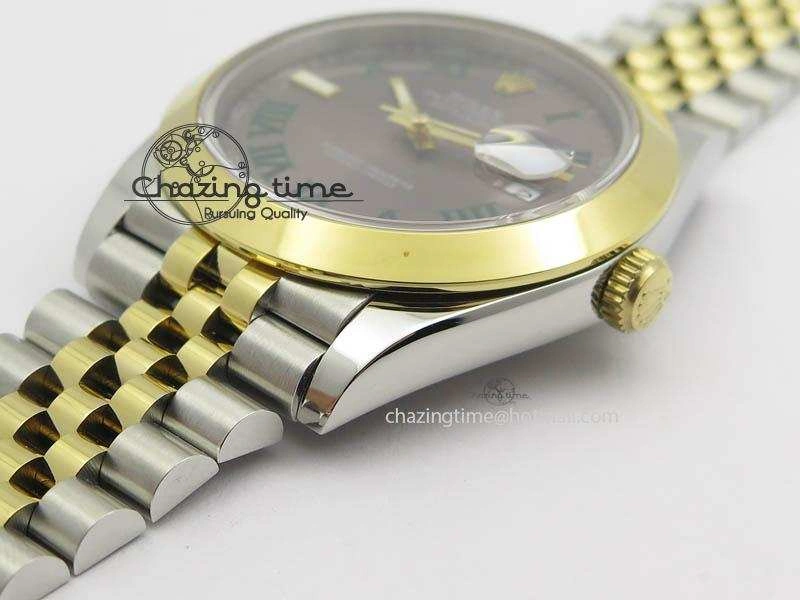 DateJust II 41mm SS YG BP Maker Best Edition Gray Roman Dial On New Version Jubilee Bracelet A2813