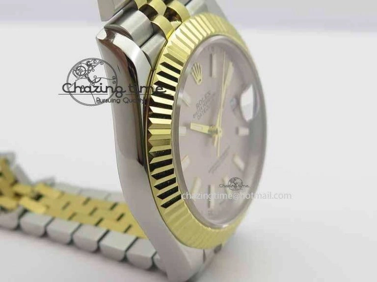 DateJust II 41mm SS YG BP Maker Best Edition Silver Dial On Jubilee Bracelet A2813