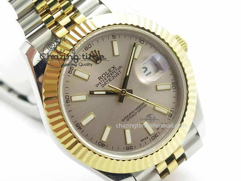 DateJust II 41mm SS YG BP Maker Best Edition Silver Dial On Jubilee Bracelet A2813