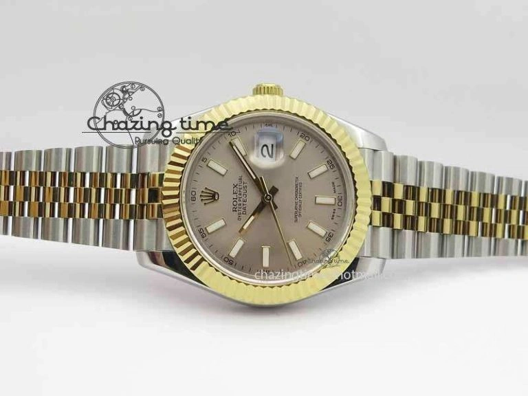 DateJust II 41mm SS YG BP Maker Best Edition Silver Dial On Jubilee Bracelet A2813