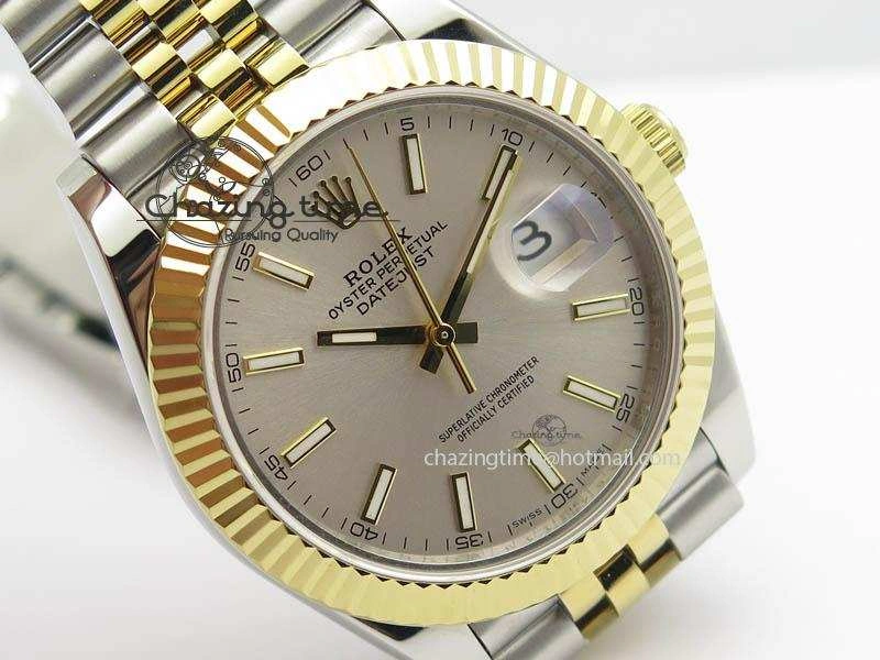 DateJust II 41mm SS YG BP Maker Best Edition Silver Dial On New Version Jubilee Bracelet A2813
