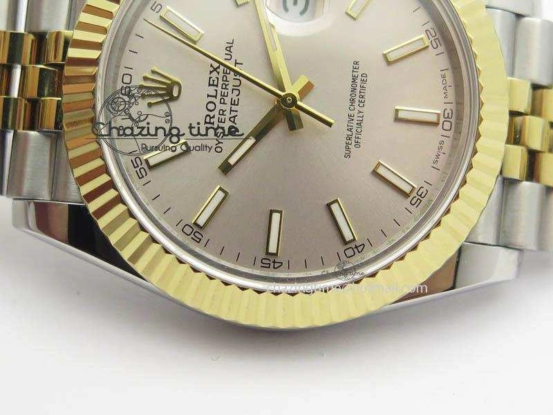 DateJust II 41mm SS YG BP Maker Best Edition Silver Dial On New Version Jubilee Bracelet A2813