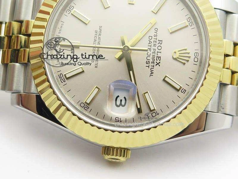DateJust II 41mm SS YG BP Maker Best Edition Silver Dial On New Version Jubilee Bracelet A2813