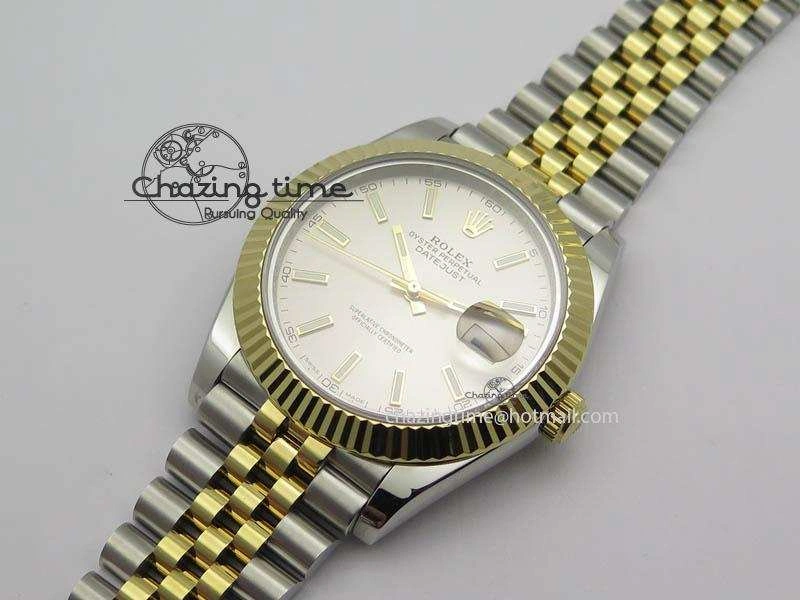 DateJust II 41mm SS YG BP Maker Best Edition Silver Dial On New Version Jubilee Bracelet A2813