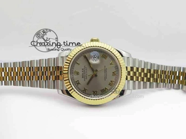DateJust II 41mm SS YG BP Maker Best Edition Silver Roman Dial On Jubilee Bracelet A2813