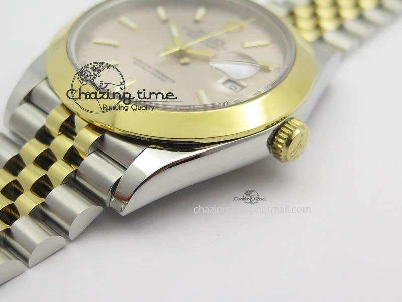 DateJust II 41mm SS YG BP Maker Best Edition Silver Sticks Dial On New Version Jubilee Bracelet A2813