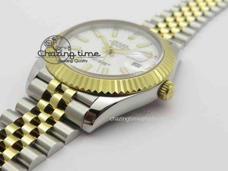 DateJust II 41mm SS YG BP Maker Best Edition White Dial On Jubilee Bracelet