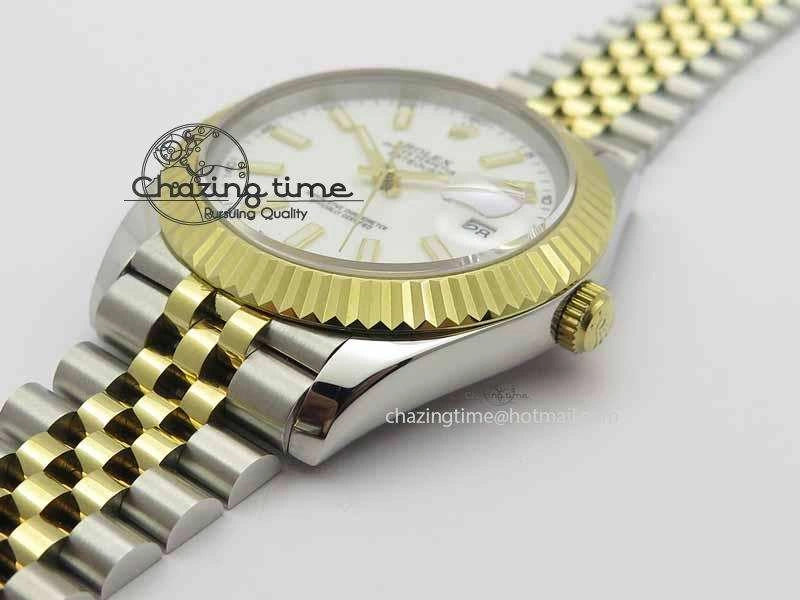 DateJust II 41mm SS YG BP Maker Best Edition White Dial On Jubilee Bracelet