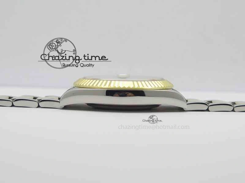 DateJust II 41mm SS YG BP Maker Best Edition White Dial On SS YG Bracelet SA3136