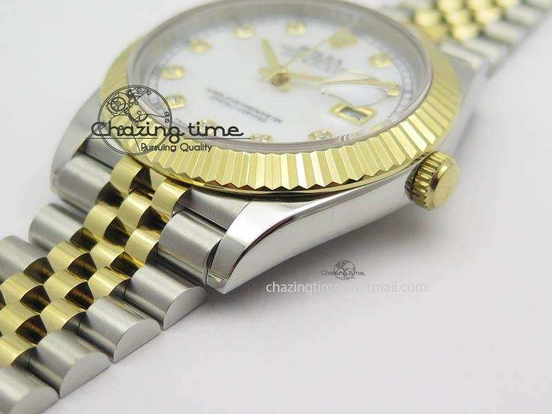 DateJust II 41mm SS YG BP Maker Best Edition White MOP Diam Dial On New Version Jubilee Bracelet A2813