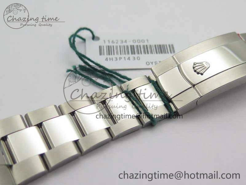 Datejust 116234 36mm DJF 1:1 Best Edition Black Computer Diam Dial On SS Oyster Bracelet SA3135