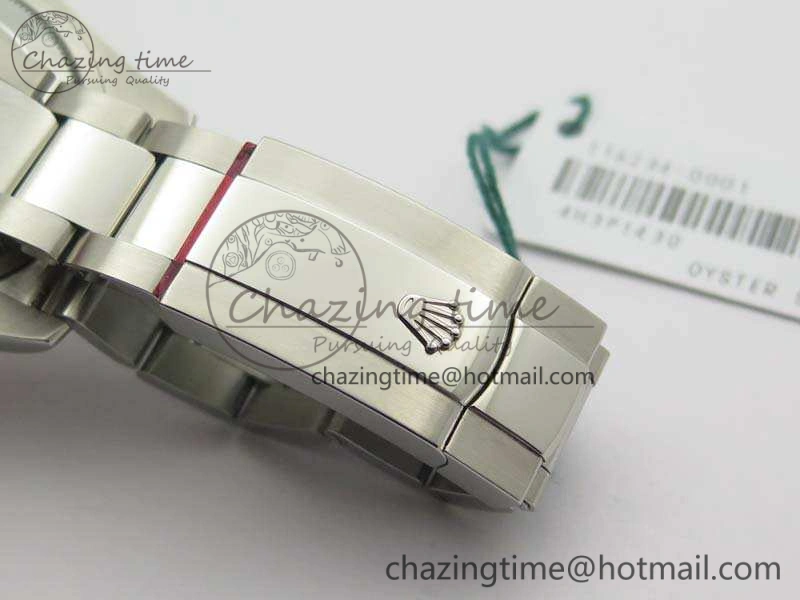 Datejust 116234 36mm DJF 1:1 Best Edition Black Computer Diam Dial On SS Oyster Bracelet SA3135
