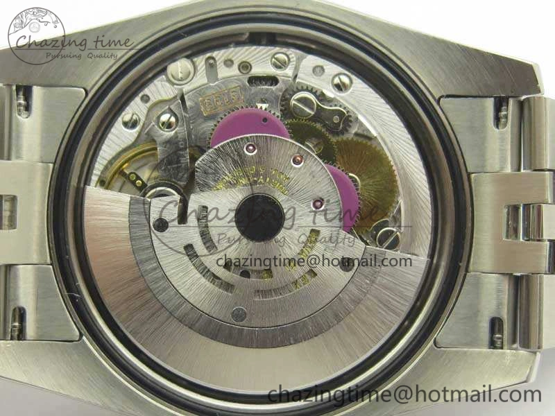 Datejust 116234 36mm DJF 1:1 Best Edition Fluted Bezel Black Com Diam Dial On SS Jubilee Bracelet SA3135 V2