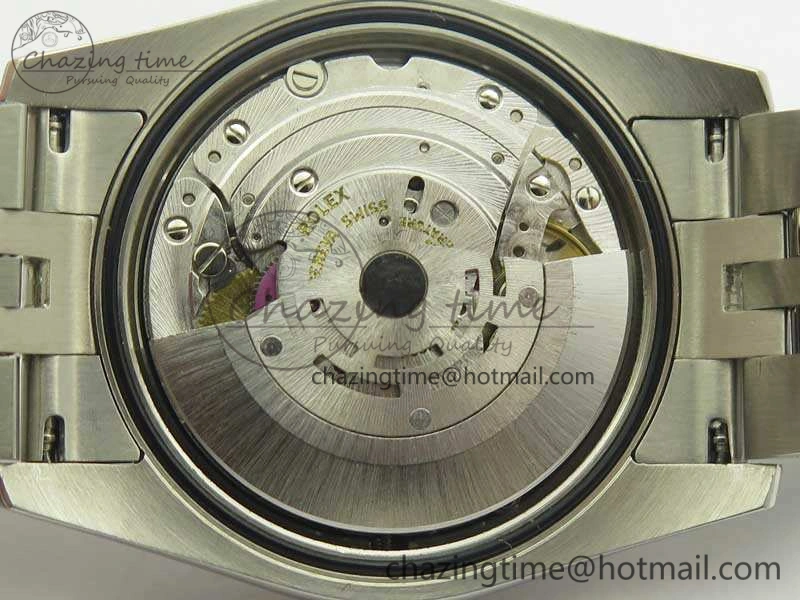 Datejust 116234 36mm DJF 1:1 Best Edition Fluted Bezel Black Com Diam Dial On SS Jubilee Bracelet SA3135 V2