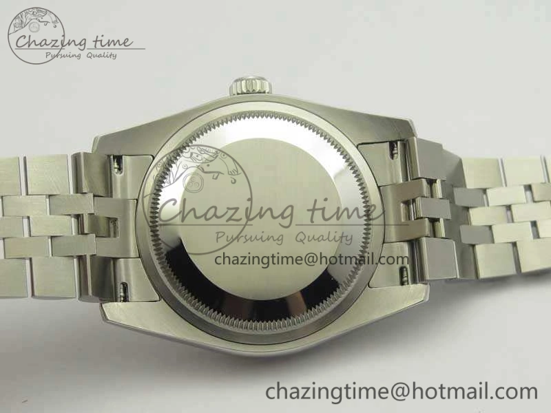 Datejust 116234 36mm DJF 1:1 Best Edition Fluted Bezel White Com Diam Dial On SS Jubilee Bracelet SA3135 V2