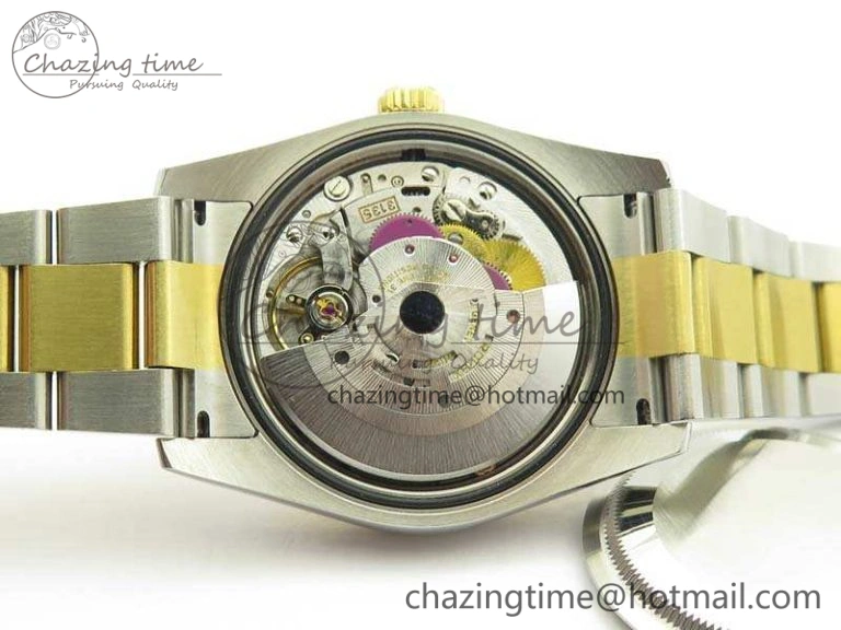 Datejust 116234 36mm DJF 1:1 Best Edition Fluted White Com Dial On SS YG Oyster Bracelet SA3135 V2