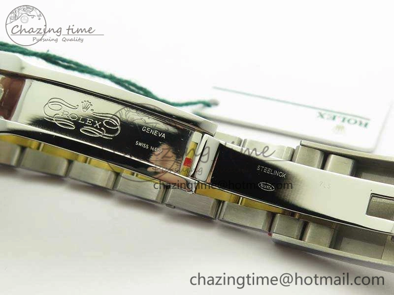 Datejust 116234 36mm DJF 1:1 Best Edition Fluted White Com Dial On SS YG Oyster Bracelet SA3135 V2