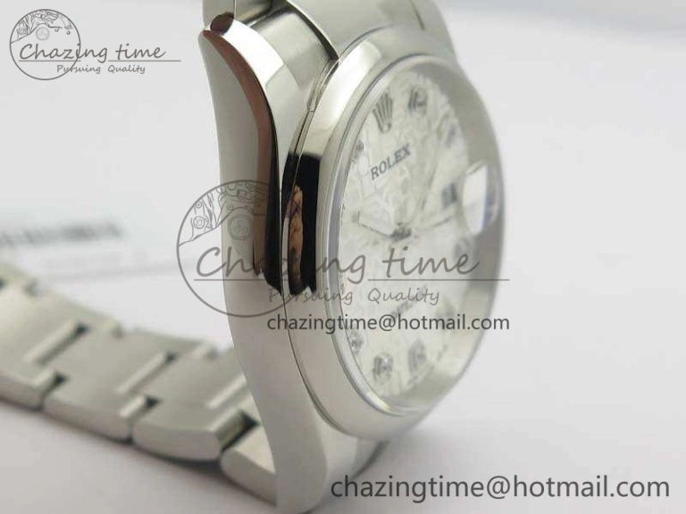 Datejust 116234 36mm DJF 1:1 Best Edition White Computer Diam Dial On SS Oyster Bracelet SA3135