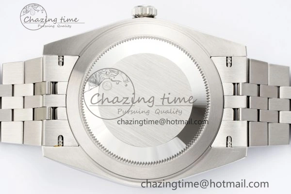 Datejust 126334 41mm Jubilee 904L SS SS Grey Moissanite Clean VR3235
