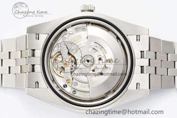 Datejust 126334 41mm Jubilee 904L SS SS Grey Moissanite Clean VR3235