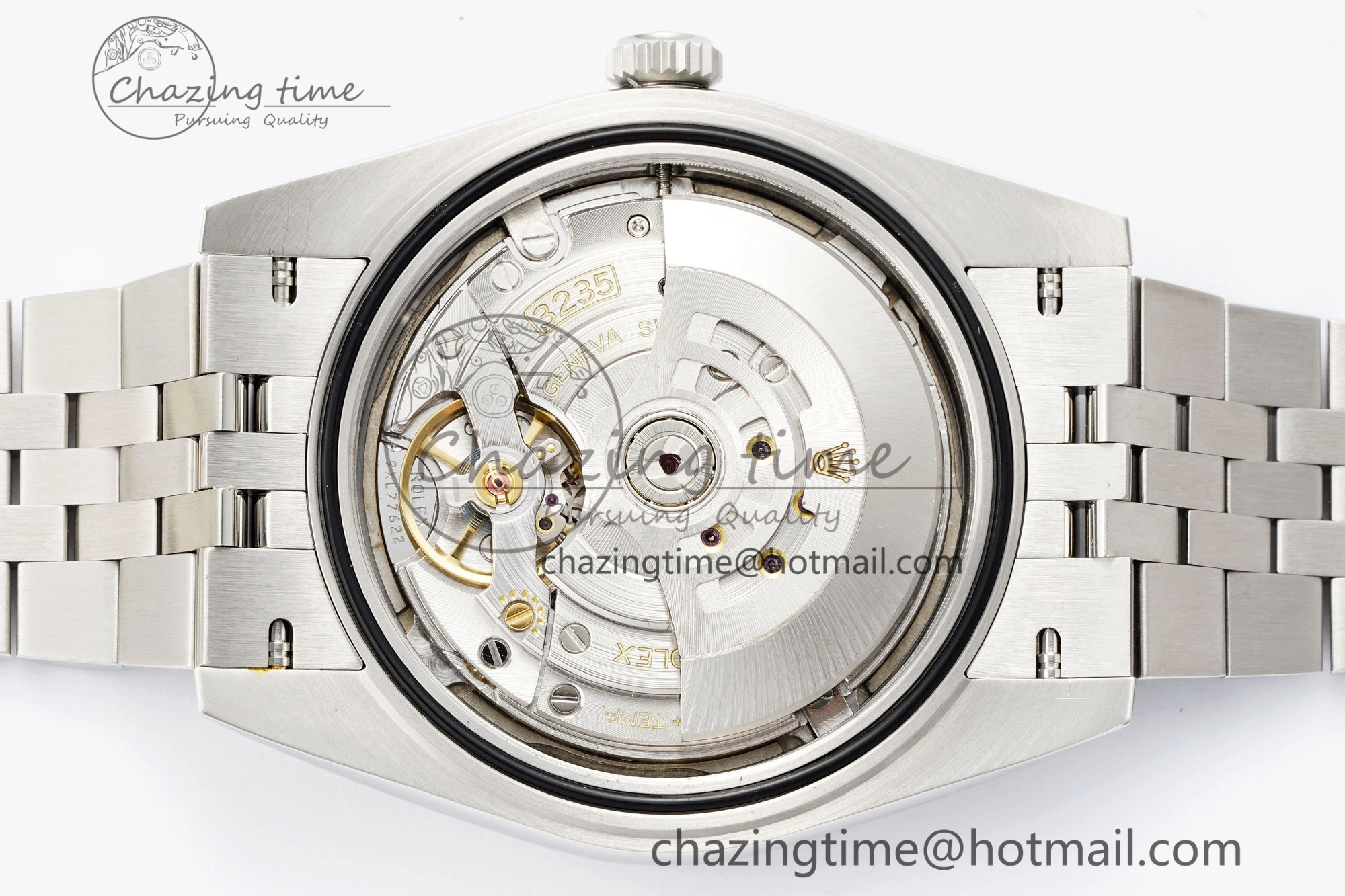 Datejust 126334 41mm Jubilee 904L SS SS Grey Moissanite Clean VR3235