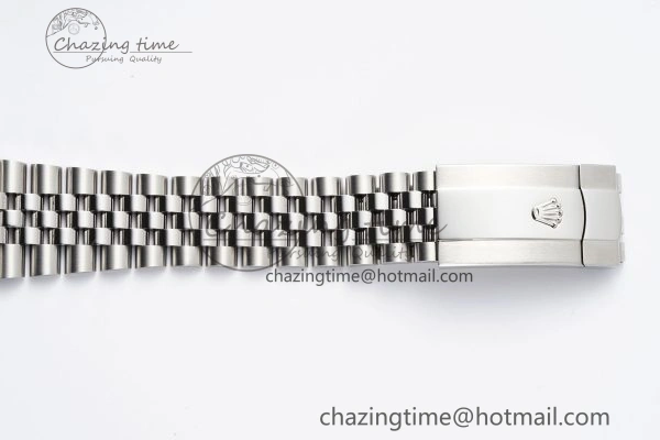 Datejust 126334 41mm Jubilee 904L SS SS Grey Moissanite Clean VR3235