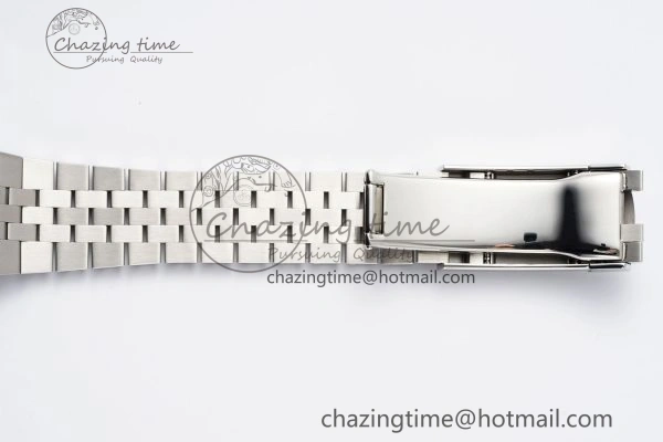 Datejust 126334 41mm Jubilee 904L SS SS Grey Moissanite Clean VR3235