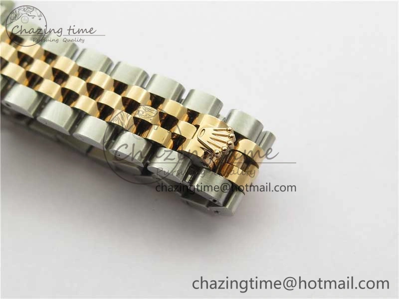 Datejust 28mm 279173 SS RG BP Maker Best Edition Dark Gray Dial on SS RG Jubilee Bracelet ETA2671