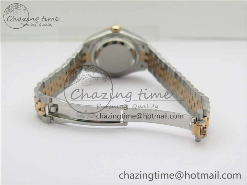 Datejust 28mm 279173 SS RG BP Maker Best Edition Dark Gray Dial on SS RG Jubilee Bracelet ETA2671