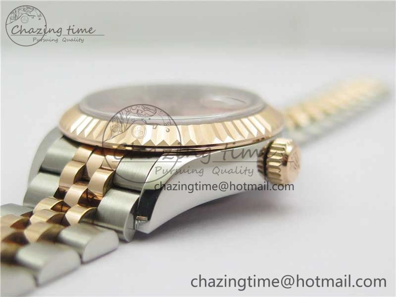 Datejust 28mm 279173 SS RG BP Maker Best Edition Pink Dial on SS RG Jubilee Bracelet ETA2671