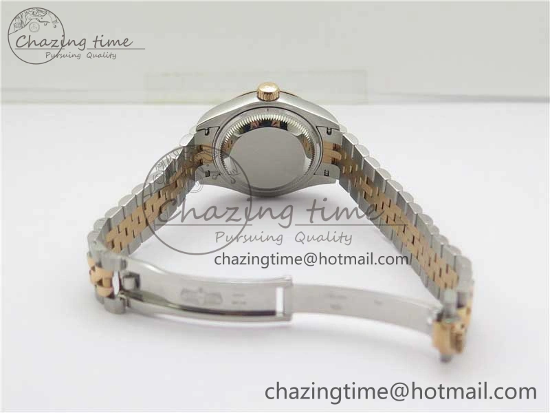 Datejust 28mm 279173 SS RG BP Maker Best Edition Pink Dial on SS RG Jubilee Bracelet ETA2671