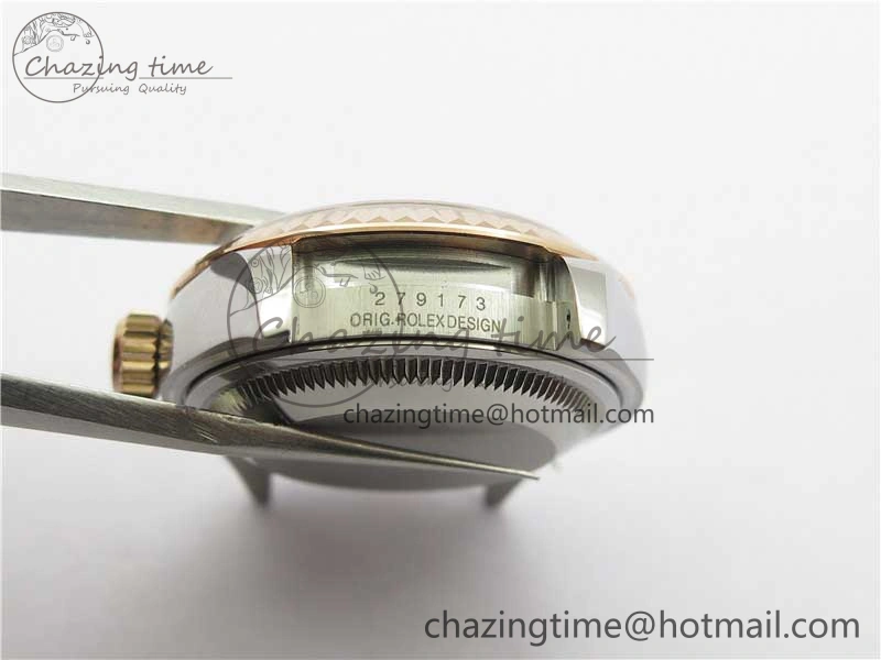 Datejust 28mm 279173 SS RG BP Maker Best Edition Pink Dial on SS RG Jubilee Bracelet ETA2671