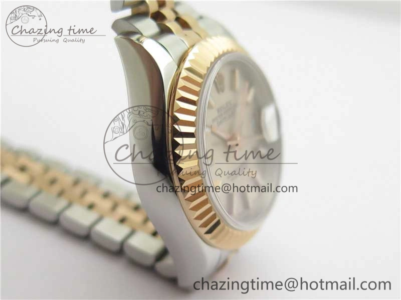 Datejust 28mm 279173 SS RG BP Maker Best Edition Silver Dial on SS RG Jubilee Bracelet ETA2671